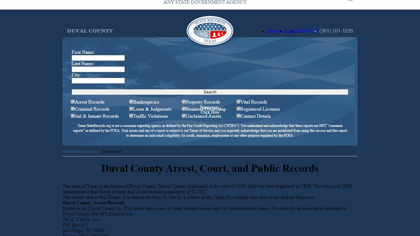Duval County Arrest, Court, and Public Records